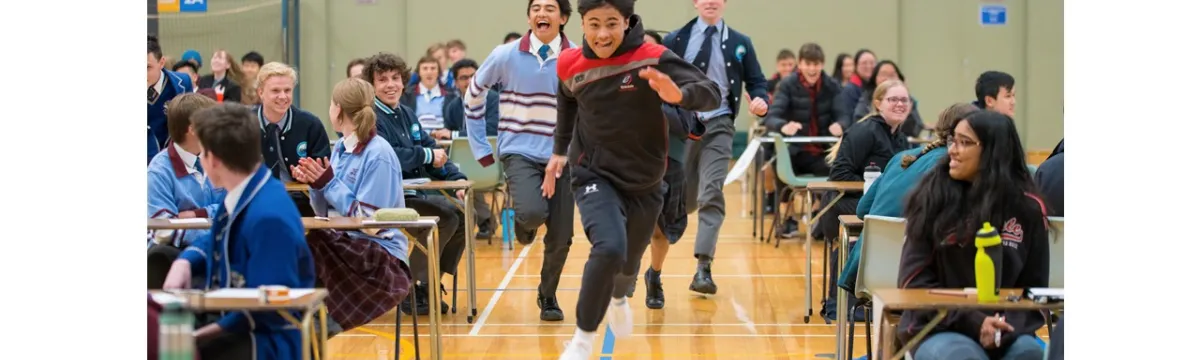 students competing at ANU Maths Day