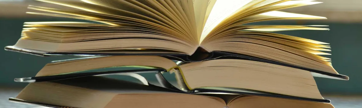 A stack of books