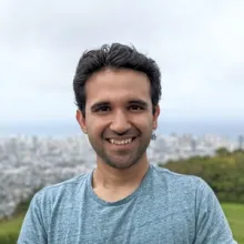 Anand Deopurkar in 2022 in Hawaii Anand Deopurkar in 2022 in Hawaii